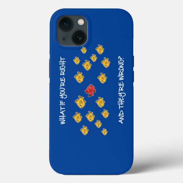 What if you're right? Case-Mate iPhone hülle (Rückseite)