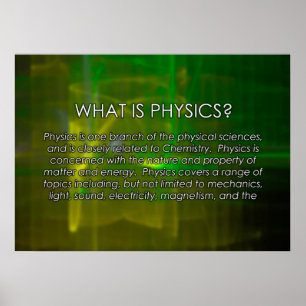 What is Physics? Poster
