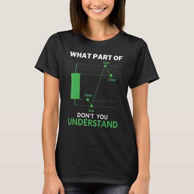 What Part Of Don't You Understand Day Trading Mark T-Shirt (Vorderseite)