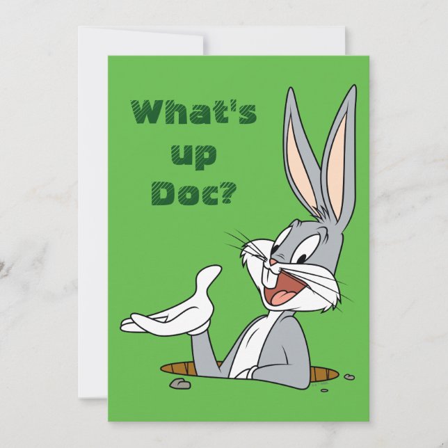 WHAT’S UP DOC?™ BUGS BUNNY™ Rabbit Hole Karte (Vorderseite)