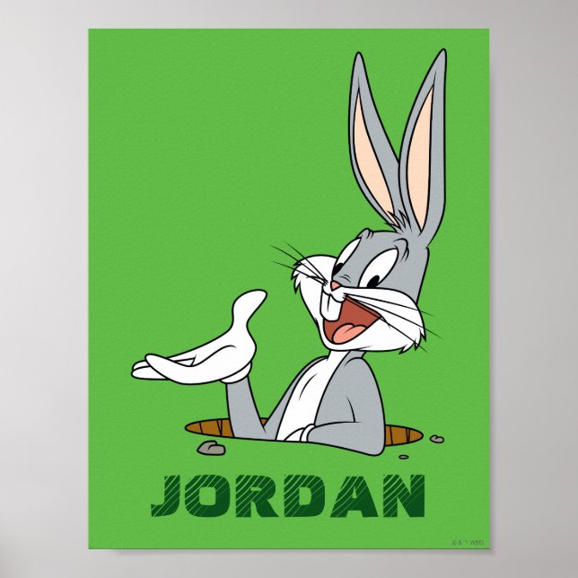 WHAT’S UP DOC?™ BUGS BUNNY™ Rabbit Hole Poster (Vorne)
