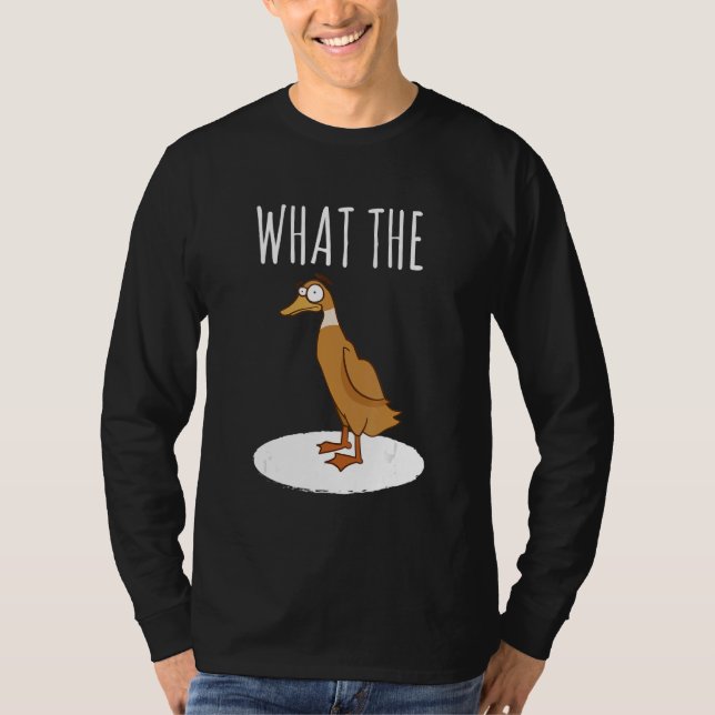 What The Duck Duck Morning Grouch Coffee Rubber Du T-Shirt (Vorderseite)