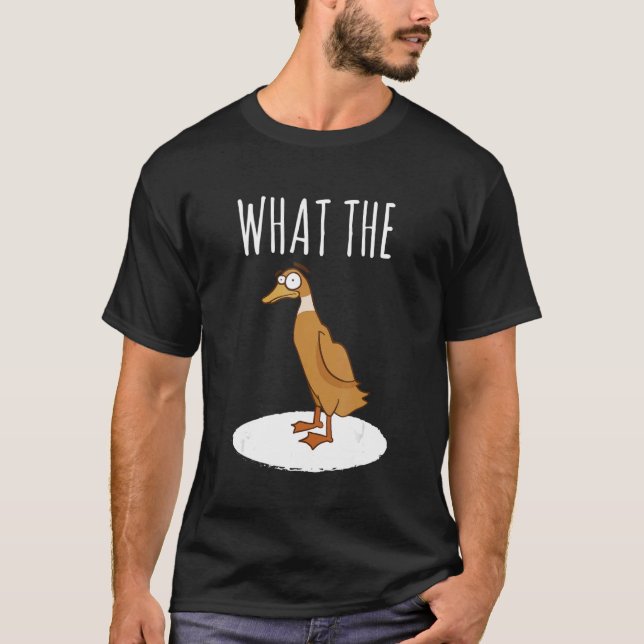 What The Duck Duck Morning Grouch Coffee Rubber Du T-Shirt (Vorderseite)