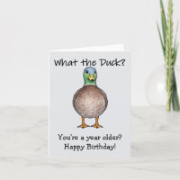 What The Duck Geburtstagskarte