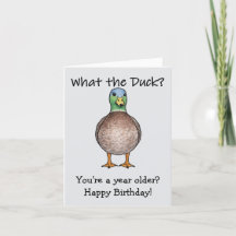 What The Duck Geburtstagskarte