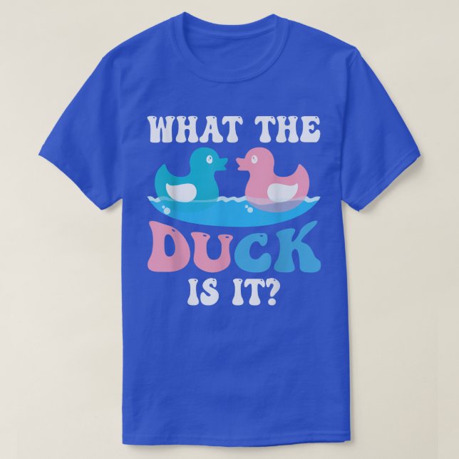 What The Duck Is It Baby Gender Reveal Party Baby  T-Shirt (Design vorne)