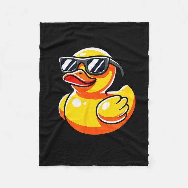 What The Duck Owner I Love Ducks Lover Funny Rubbe Fleecedecke (Vorderseite)
