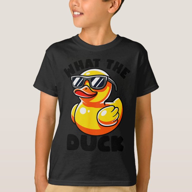 What The Duck Owner I Love Ducks Lover Funny Rubbe T-Shirt (Vorderseite)