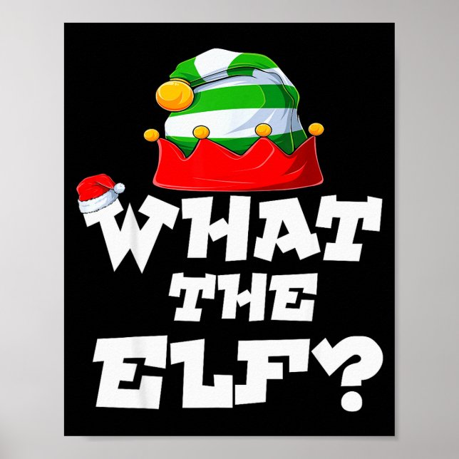 What The Elf _ Family Matching Christmas Group Paj Poster (Vorne)