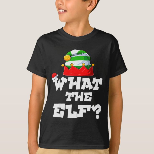 What The Elf _ Family Matching Christmas Group Paj T-Shirt (Vorderseite)