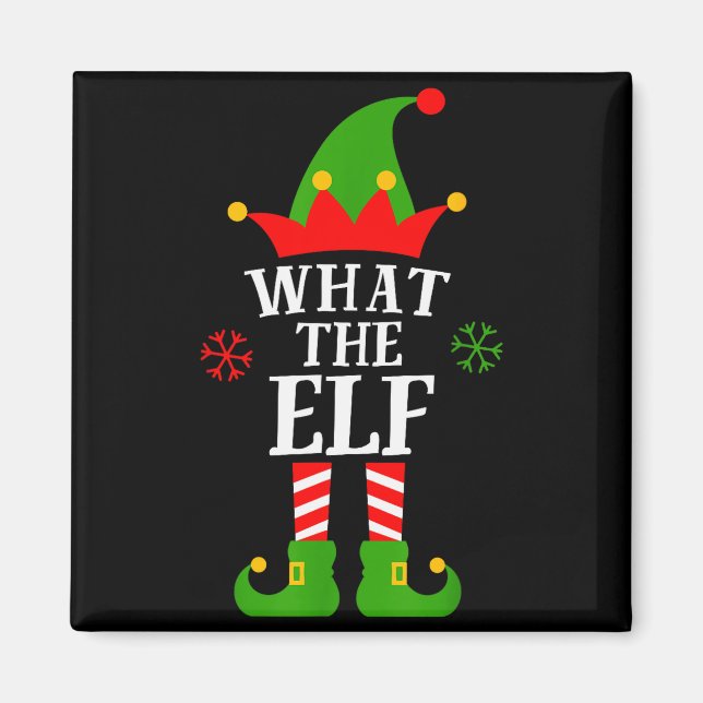 What The Elf Funny Matching Family Group Christmas Magnet (Vorne)