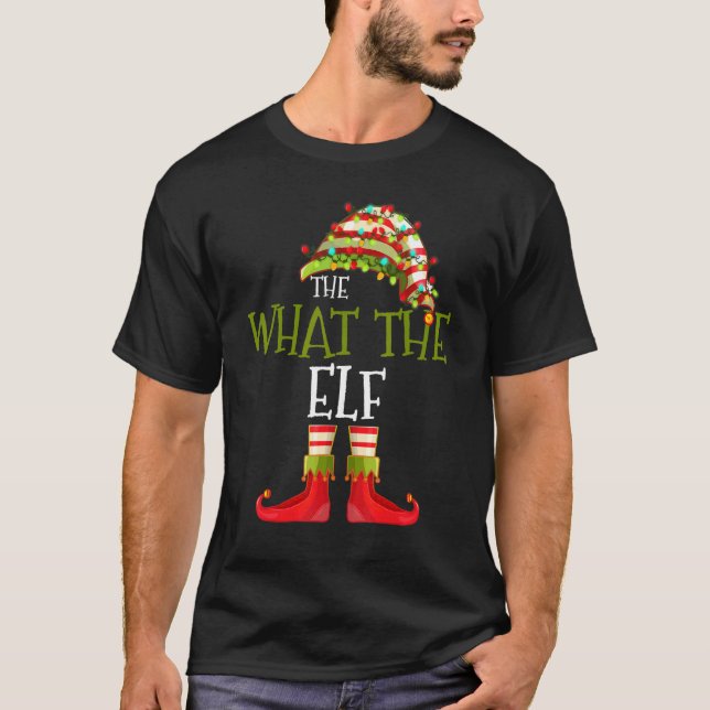 What The Elf Group Matching Family Christmas  2 T-Shirt (Vorderseite)