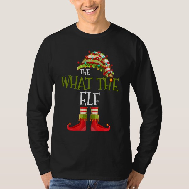 What The Elf Group Matching Family Christmas  2 T-Shirt (Vorderseite)