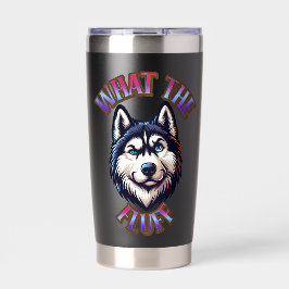 What The Fluff Paw Print Magnet Thermobecher