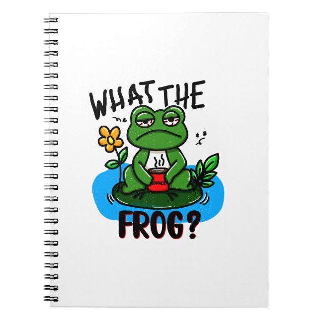 What the frog? notizblock (Vorderseite)