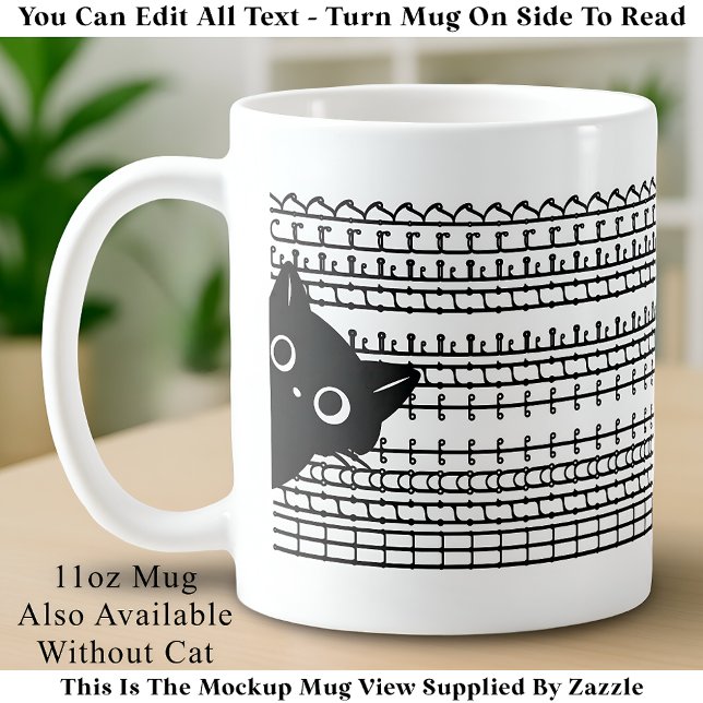 What The Heck Hidden Message & Cat, Funny Kaffeetasse (Von Creator hochgeladen)