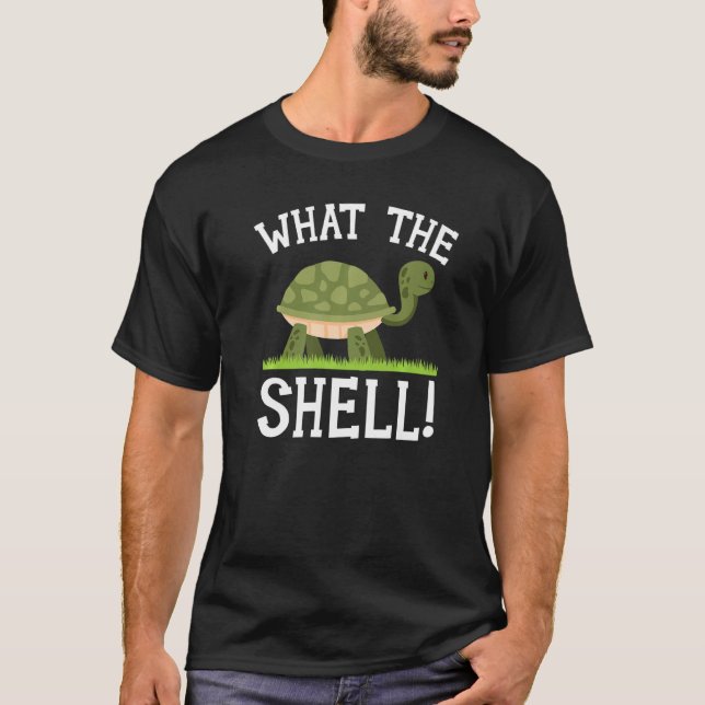What The Shell Turtle Tortoise Marine Biology  1 T-Shirt (Vorderseite)