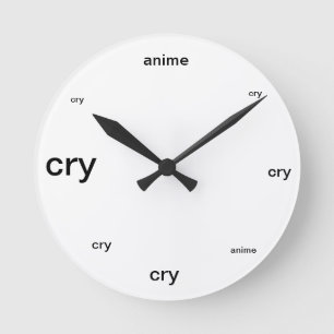 What Time Is It Runde Wanduhr