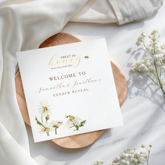 What Will Baby Be Gender Reveal Napkin Serviette