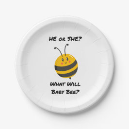 What Will Baby Bee gender reveal party Pappteller