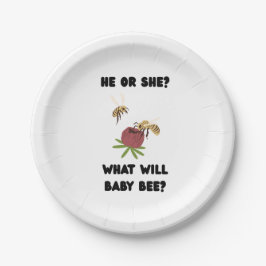 What Will Baby Bee gender reveal party Pappteller