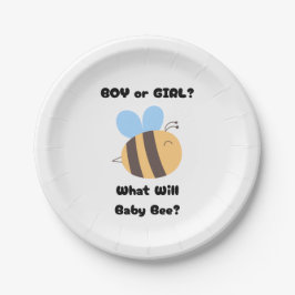 What Will Baby Bee gender reveal party Pappteller