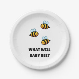 What Will Baby Bee gender reveal party Pappteller