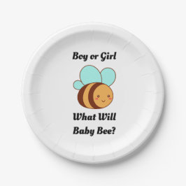 What Will Baby Bee gender reveal party Pappteller