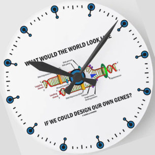 What Would The World Look Like Design Our Genes? Runde Wanduhr