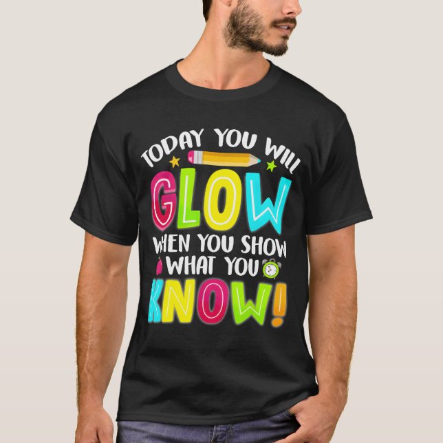 What You Showesting Day Eameachers Students funny T-Shirt (Vorderseite)