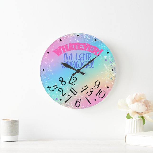 Whatever Große Wanduhr (Zuhause)