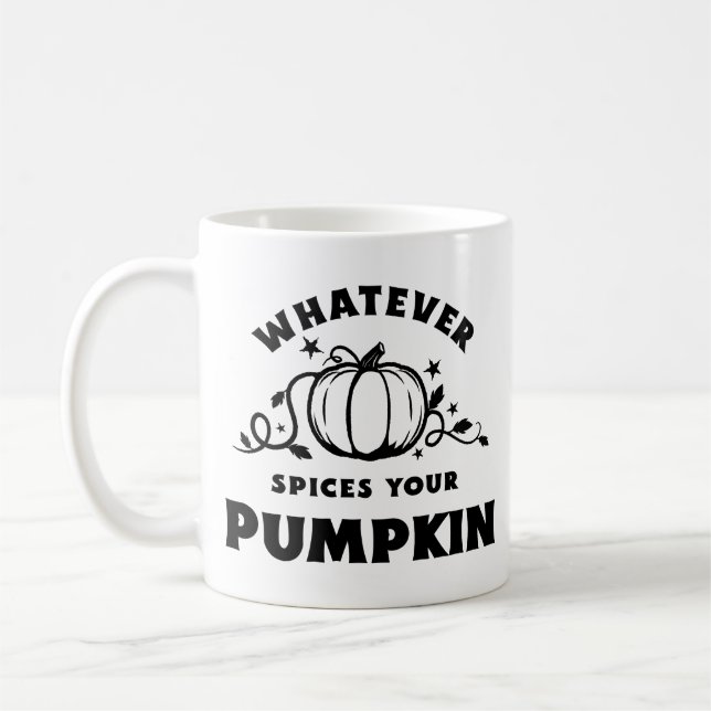 Whatever Spices Your Pumpkin – Fall Classic Mug Kaffeetasse (Links)