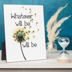 Whatever Will Be Fotoplatte