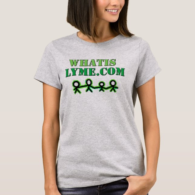 whatislyme.com Logo Lyme Disease Awareness Shirt (Vorderseite)