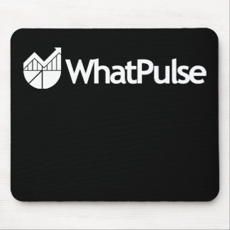 WhatPulse Mousepad - Schwarzes