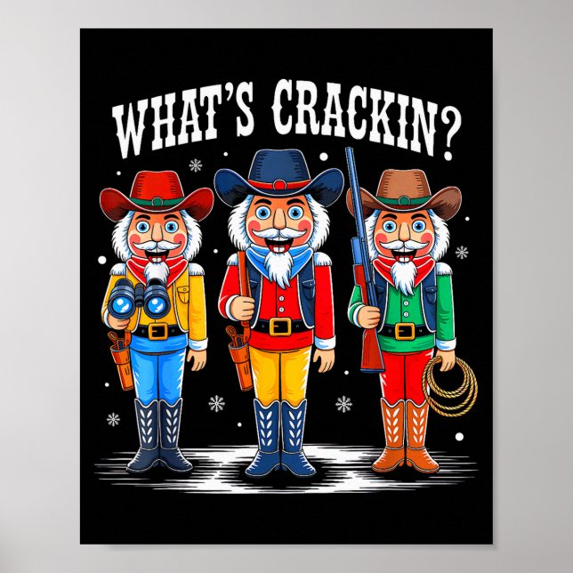 What's Crackin_ Nutcracker Christmas Family Xmas P Poster (Vorne)