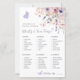 What's In Your Purse Bridal Shower Game