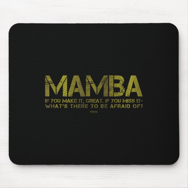What's There To Be Afraid Of_ Basketball Court Mot Mousepad (Vorne)