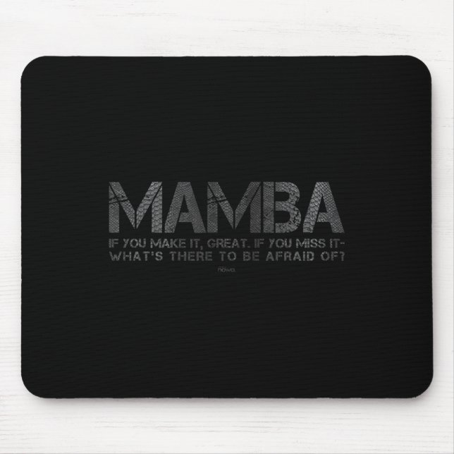 What's There To Be Afraid Of_ Basketball Court Mot Mousepad (Vorne)