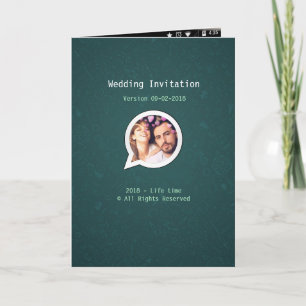 Whatsapp  Wedding Invitation Lucretia&Otto Einladung