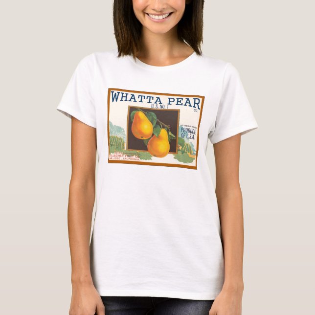 WHATTA Birne T-Shirt (Vorderseite)