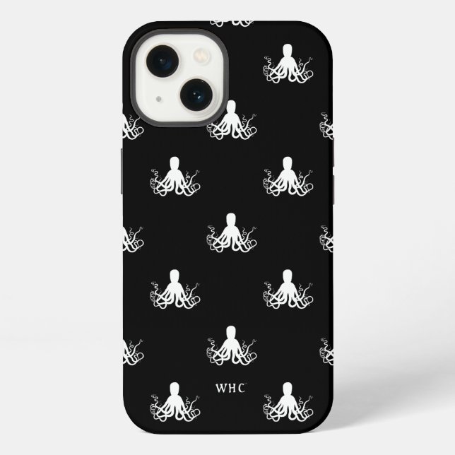 WHC - iPhone-Hülle mit Oktopus-Muster iPhone Hülle (Rückseite)