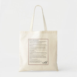WHC Pre-Flight Checklist Tote Bag Tragetasche