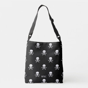 WHC - Schädel-Taschen-Tasche Tragetaschen Mit Langen Trägern