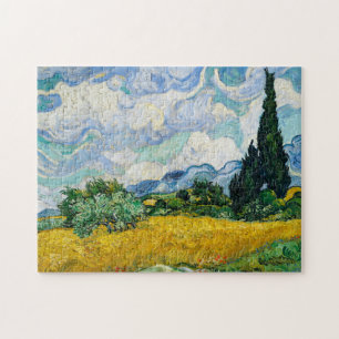 Wheat Field Vincent van Gogh Masterpiece Malerei Puzzle