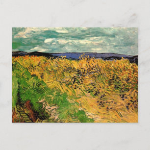 Wheat Field with Cornflowers by Vincent van Gogh Postkarte