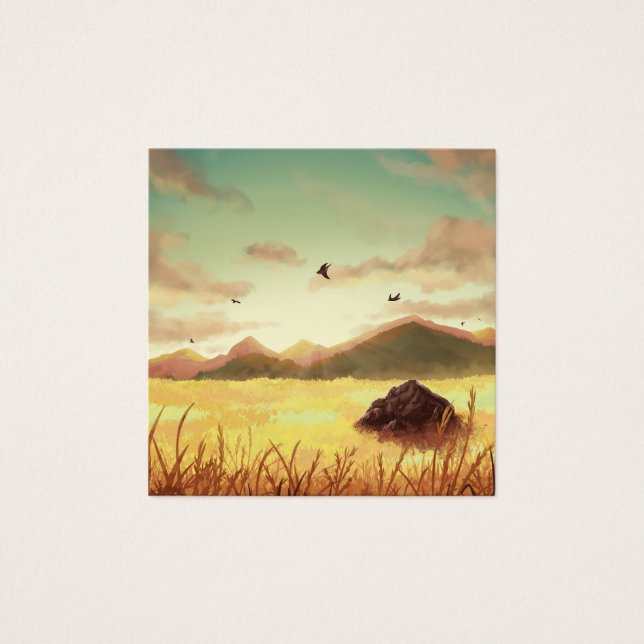 Wheat fields at sunrise (Vorderseite)