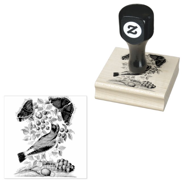 Wheatear Bilberry Camberwell Birds Scrapbooking Gummistempel (Stempel)