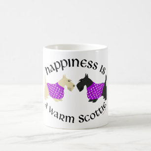 Wheaten & Black Scottie Happy Kaffeetasse