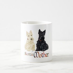 Wheaten & Black Scotties Muttertag Tasse